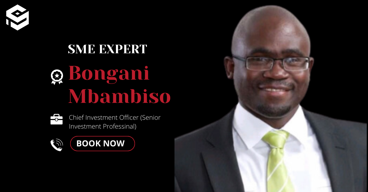 Bongani Mbambiso Chief Investment Officer SME Advice